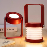 Uus LED-latern, v&auml;ike &ouml;&ouml;valgusti, loominguline kokkuklapitav silmade kaitse lauavalgusti, USB, uus ainulaadne kodukinke-atmosf&auml;&auml;rivalgusti 2.5W gray