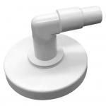 Basseiniskimmeri vaakumplaat 90-kraadise p&otilde;lvega, k&otilde;rge efektiivsusega basseiniskimmeri vaakumplaadi adapter, varuosad valge