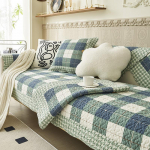 Puuvillane diivanipadi Four Seasons &Uuml;ldine libisemisvastane Lihtne kangas Puuvillane istmepadi Nahast diivani kate Riidest r&auml;tik 45*45