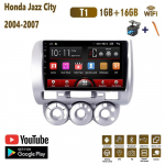Autoraadio Honda Jazz City 2004-2007 auto multimeedia videopleier Autostereo raadio GPS-navigatsioon WIFI 1+16GB