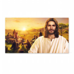 Jumala Jeesuse l&otilde;uendi plakatite tr&uuml;kkimine Kaasaegne maal Kristlik seinakunst Pildid elutoa jaoks Magamistoa kodukaunistamise kingitused 70X140cm No Frame