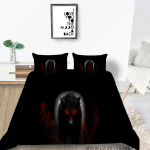 3D Wolfi teemaline tr&uuml;kitud voodipesukomplekt, magamistoa tekk ja padjap&uuml;&uuml;r, 2 v&otilde;i 3 t&uuml;kki AU240 * 270 &uuml;lisuur kodukaunistus Baby 100x135cm
