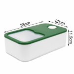 L&uuml;kandkaane t&uuml;&uuml;p riisi &auml;mber jahuga suletud hoiupaak majapidamises kasutatav putuka- ja niiskuskindel riisi hoiukast 5KG