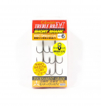 Gamakatsu 68535 Treble Hook RB M l&uuml;hikese varrega nanomantel, suurus 6 (4496)