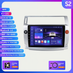 Hizpo 8G+128G 2din Android 12 autoraadio Citroen C4 C-Triomphe C-Quatre 2004-2014 Multimeedia Video 4G Carplay RDS DSP GPS Navigaion DAB Autoradio jaoks S2 8Core 4G 32G