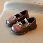 Uued t&uuml;drukute nahast kingad V&auml;ikeste t&uuml;drukute pitsist vibu printsessi kingad armsad pehme tallaga nokam&uuml;tsid 21 must