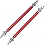 2 TK universaalne esikaitseraua huulel&otilde;hkuja, spoileri tugivarda tugivarras Toyota Camry Corolla Hilux 86 autole 15cm Red