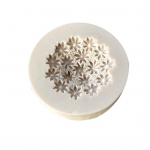 3D Daisy kooki kaunistav lille&scaron;okolaad Fondant DIY vormi silikoonist k&uuml;psetust&ouml;&ouml;riist valge