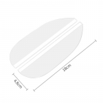 SEAMETAL 2tk auto tahavaatepeegli vihmakulmude automaatne vihmakindel vihmavisiiri kleebise kaitsekate vihmase ja ohutu s&otilde;idu tarvikute jaoks puhas