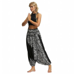 Spordip&uuml;ksid Lahtised joogap&uuml;ksid Baggy Boho Aladdin Jumpsuit P&uuml;ksid Pliiats Sport Running Fitness J&otilde;usaali s&auml;&auml;rised one size