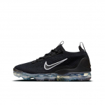 Nike Air VaporMax 2021 Flyknit Must t&auml;piline Naiste tossud Metallik-h&otilde;bedane Valge DC4112-002 36.5