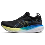 Asics Gel Nimbus 25 Must Helendav Sinine Meeste Tennised Helendav Kollane 1011B547-004 41.5
