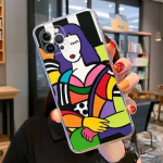 Animatsioon Pehme armas moodne telefon iPhone 6s XS 14 7 11 6 Plus X 8 12 Max Pro Mini XR 13 TPU silikoonist silikoon sirge pehme &uuml;mbrise kate for 11 Pro Max parkkoor