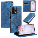 Flip Nahast rahakoti telefoni&uuml;mbris XiaoMi POCO F5 X5 Pro X3 RedMi Note 13 12 10 jaoks HuaWei Mate 60 P40 P30 jaoks Sony Xperia 5 V 10 IV 1 III Flip Cover jaoks RedMi 10A (4G) sinine