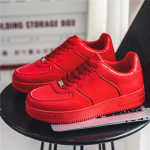 Meeste mood paksu talla kingad poistele mugavad tossud meestele klassikalised hingavad kingad meeste libisemiskindlad teksakingad tennis 39 punane