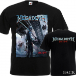 Unisex T-s&auml;rk Dystopia by Thrash Metal Band Megadeth Dtg Printed Tee- S