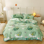 Uus s&uuml;gistalvine paksendatud suure grammi kaaluga A-klassi piima samet Falay samet baby samet neljaosaline voodipesukomplekt 1.2m bed sheet model-3PCS