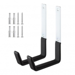 2 tk Tugev L-kujuline metallist seinakonks Multifunktsionaalne aiavoolik Garaaž Hoiu Konksud Hoiuplaadi hoidik Majapidamistarbed M 2pcs