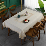 Vintage linane laudlina, imav kodune kohvilaualina, kulumiskindel lauakatte r&auml;tik kvaliteetsest riidest dekoratiivne kandiline laudlina 90*150