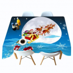 Paks Puuvillane J&otilde;ululaudlina 3D J&otilde;uluvana ja P&otilde;dra Kelgu Mustriga Ristk&uuml;likukujuline &Uuml;mmargune Laudlina Pulmade Pikniku Peo jaoks 60 X 60CM