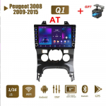 icreative Peugeot 3008 2009-2015 jaoks koos nupu nupuga Android autoraadio multimeediumipleier Navigatsioon stereo GPS 2 Din Carplay 2+32GB 1+16GB,AT