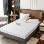 Veekindel voodikate Lihtne voodipesu magamistoa suurtele voodipesudele, linad, mitte koos padjap&uuml;&uuml;riga 2 Pillowcases48x74cm valge
