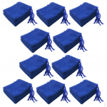 50 t&uuml;kki Sinine sametine pingutusn&ouml;&ouml;r ehete hoiukotid Kingitus 5x7cm