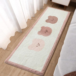 P&otilde;hjamaade ovaalne pikk vaip Magamistoa libisemiskindel voodi&auml;&auml;rne vaip Armas kohev pehme lastetoa p&otilde;randamatt elutoa laudmati sisekujundus 40x120cm 15x47inch beige
