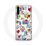 Coque pour Huawei P30 Pro BTS Bangtan Sonyeondan BT21 Van Tata Chimmy Cooky Rj Koya Mang Et Shooky