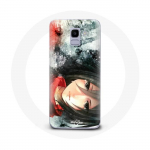 &Uuml;mbris Samsung Galaxy J6 2018 Mikasa Ackerman Attack on Titan Anime jaoks