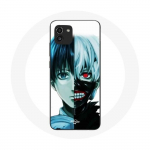 Coque pour Samsung Galaxy A03 Tokyo Ghoul Visage Moiti&eacute;
