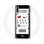 Coque pour Samsung Galaxy A50 Billet d'avion Istanbul