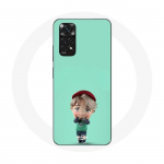 Coque pour Xiaomi Redmi Note 11 4G BTS TinyTAN Animation Jimin