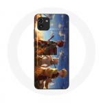 Coque pour Samsung Galaxy A03 Tanjiro Inosuke et Zenitsu Demon Slayer Kimetsu no Yaiba Anime Manga