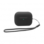 K&otilde;rvaklappide kaitse&uuml;mbris P&otilde;rutuskindel, pehmest silikoonist juhtmevaba k&otilde;rvaklappide kaitse koos kaelapaelaga AirPods Pro 2 2022 jaoks valge