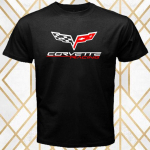 Corvette Racing Logo must Unisex T-s&auml;rk S