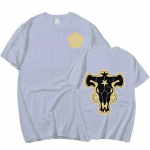 Black Clover kahepoolse tr&uuml;kiga Anime T-s&auml;rk Unisex Harajuku Graphic T-s&auml;rk Streetwear Cool T-s&auml;rk Hip Hop Tops Black Tee shrit 4XL