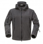 S&otilde;jav&auml;e fliisist taktikaline jakk meeste termiline &otilde;ues soe kapuutsiga mantel Softshell matka&uuml;ler&otilde;ivad S parkkoor