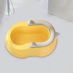 Children Butt Wash Basin with PVC Soft Cushion for Newborn to 12 Years Old Pink kollane