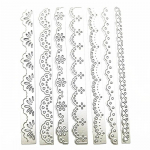 7 tk/komplekt pitsil&otilde;ikamisvormid Scrapbooking matriit isetegemise albumi jaoks Paberkaart dekoratiivne servaraam, l&otilde;igatud 7pcs