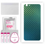 apgo Protective Skin Sticker for the back compatible with Apple iPhone 6s, Wrap Film, Foil, Vinyl - Pattern Carbon Chameleon CAKA1