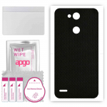 apgo Protective Skin Sticker for the back compatible with LG X power 3, Wrap Film, Foil, Vinyl - Pattern Matrix