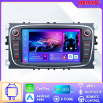 Autostereo raadio 2008-2011 Ford Focus Android 12 Tagantvaade Uus auto Multimeediumipleierid Elektroonika 6+128