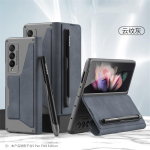 Kaardipesaga S Peni Hoidjaga Samsung Galaxy Z Fold 3 5G jaoks Telefonikott Nahast Kate Luksuslik P&otilde;rutuskindel Coque Funda (Pole pliiatsit) For Z Fold 3