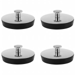 4 tk 35 mm universaalne kummist valamu pistiku t&uuml;hjenduskorgid kraanikausile Vannile Vannitoa Pesumasinad K&ouml;&ouml;k Sobib 33-37 mm &auml;ravooluava jaoks 4pcs