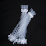 Eemaldatav varrukas Pruudi pulmakindad Eemaldatav t&uuml;ll elastne mansett Lantern Kindad Pruudipeo pulmakleit Aksessuaarid VM36