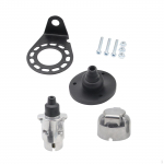 12 V 7 kontaktiga haagise pistiku metallist pistikupesa vastupidavaks ja h&otilde;lpsaks paigaldamiseks