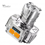 V&auml;lis-LED-esituli 3 režiimi reguleeritav eluiga veekindel toiteindikaator &Uuml;lihele USB-laetav kalap&uuml;&uuml;gis&otilde;it,jooksmine telkimine,peapaela tuli A