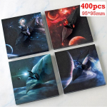 400 tk v&auml;rviline t&auml;histaeva origami paber ruudukujuline galaktika kosmoses volditud paberist lastele DIY k&auml;sitsi valmistatud origami kingituste kaunistused