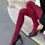 Punased seksikad retuusid, naiste &otilde;hukesed, l&auml;bipaistvad, p&otilde;hjaga pitsilised retuusid, suvised ja talvised naiste sukkp&uuml;ksid jalaga nailonist punased kehaga seksikad sukkp&uuml;ksid L